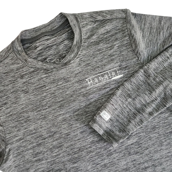 Hanalei Surf Company Surfing Anti-UV Rash Guard gray - Size Small - Picture 3 of 10